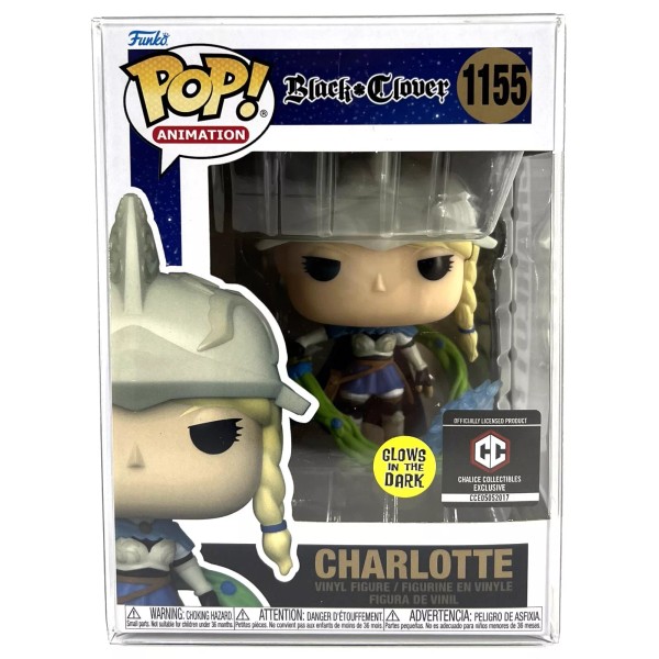 Funko Pop! Black Clover Charlotte GITD #1155 Chalice Collectibles Exclusive