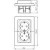 Kopp Dual Grounded Contact Socket