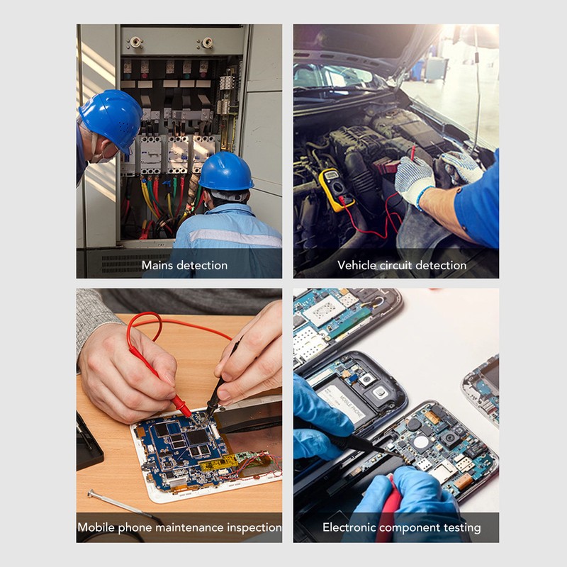 Digital Clamp Multimeter AC Volt Amp Meter Tester Intelligent High