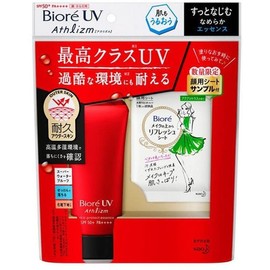 Kao Biore UV Asrism Skin Protect Essence Refresh Sheet with Free Sample 2.5 oz (70 g) + 1 Sheet