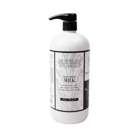 Archipelago Botanicals Milk Body Wash, Moisturizing Body Wash for Dry and Sensitive Skin, Soft and Smooth Skin, Free from Parabens, Phthalates, and GMOs (33 oz)
