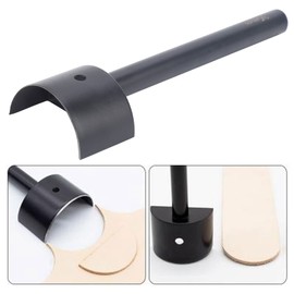 Semi-Round Punch, Leather Semi-Round Punch Leather End Punch Strap Belt End Wallet Tools DIY Tool Shape (Φ40 mm)