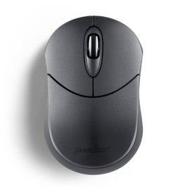 Perixx PERIMICE-802 Mouse inalámbrico Bluetooth – Diseño portátil – Compatible con Windows, iOS y Android PC, Laptop, Tablet y Smartphone – Gris Grafito (12177)