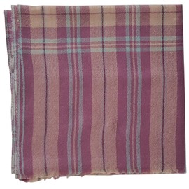 Mehrunnisa Handcrafted Pure Cashmere Pashmina Wool Muffler Wrap – Unisex (Amethyst Lavender)