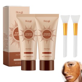 Aufhellende und Fleckenentfernende Gesichtsmaske 2 Stück Kräuterflecken Peel off Gesichtsmaske mit Gesichtsmaskenpinsel Herbal Spots Peel off Gesichtsmaske für Alle Hauttypen Geeignet