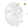 Mobile Home Bathroom Exhaust Fan Covers, 9-5/8" White Vent Grille,