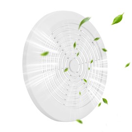 Mobile Home Bathroom Exhaust Fan Covers, 9-5/8" White Vent Grille, Noise-Reducing, Compatible with V2262-50, V2270-50, V2270-75, V2290-50, Durable Easy-Install Ceiling Vent Cover for RV and Home