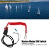 Outboard Engine Kill Switch ABS Waterproof Telescopic 75mm Marine Motor