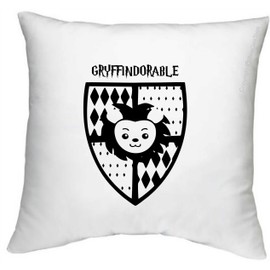 BeeGeeTees Gryff Adorable Wizard Inspired 18" x 18" Wizard Zippered Pillow Cover