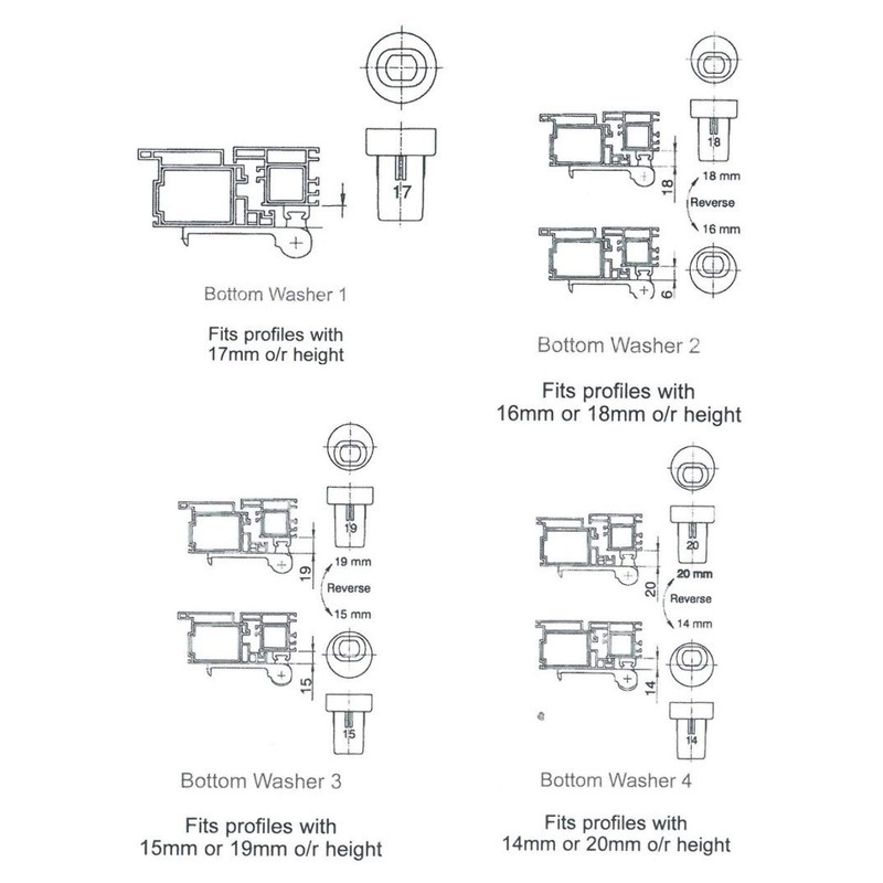 Mila Ideal Flag Upvc Door Hinge White Colour 100mm Heavy