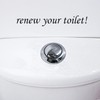 58mm/2.28inch Toilet Tank Button 20cm Extended Dual Push Flush Toilet