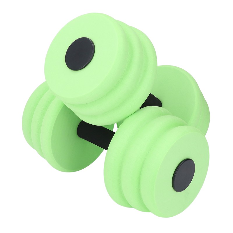 2pcs Floating Dumbbell EVA Thread Design Aquatic Exercise Dumbbell for