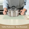 Privalace 18'' x 12'', Cotton Linen Placemats Set of 6