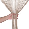 WedDecor Champagne String Curtains Glitter Fringe Panel Fly Screen Room