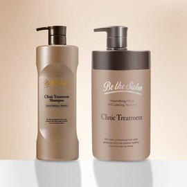 Be The Salon Clinic Treatment Shampoo + Nourishing Oil & SM Calming Newplex Clinic Treatment 1000ml / 33.8 fl. oz. - each