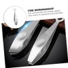 Zerodeko Stainless Steel Fish Tweezers Ergonomic Cooking Tool for Hair
