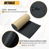 FLKQC Neoprene Foam Rubber Sheet with Adhesive | Sponge Neoprene,
