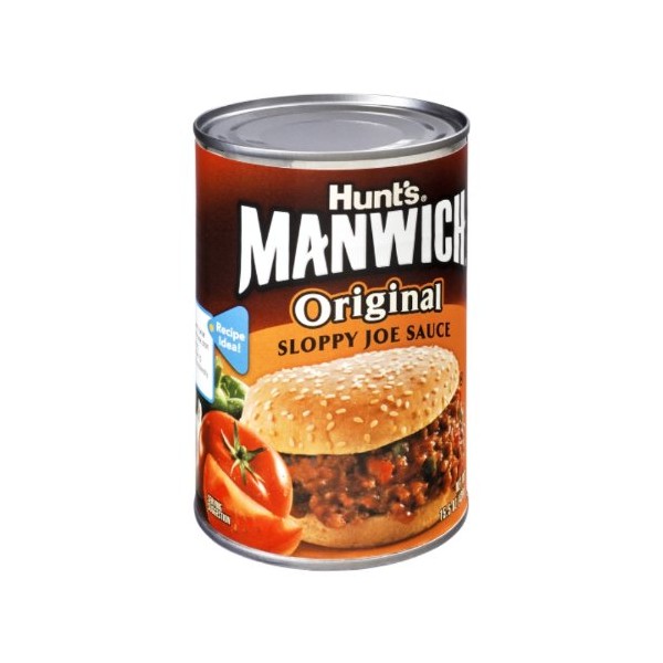 Hunt's Manwich Sloppy Joe Sauce, Original, 15 Ounce (Pack of 24)