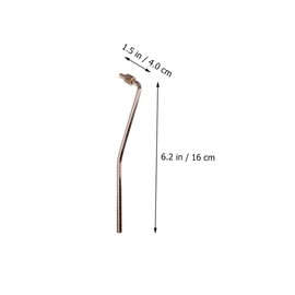 Levemolo 3pcs Double Tremolo Arm for Electric Guitar Durable Vibrato Bar Replacement for Tremolo Bridge System