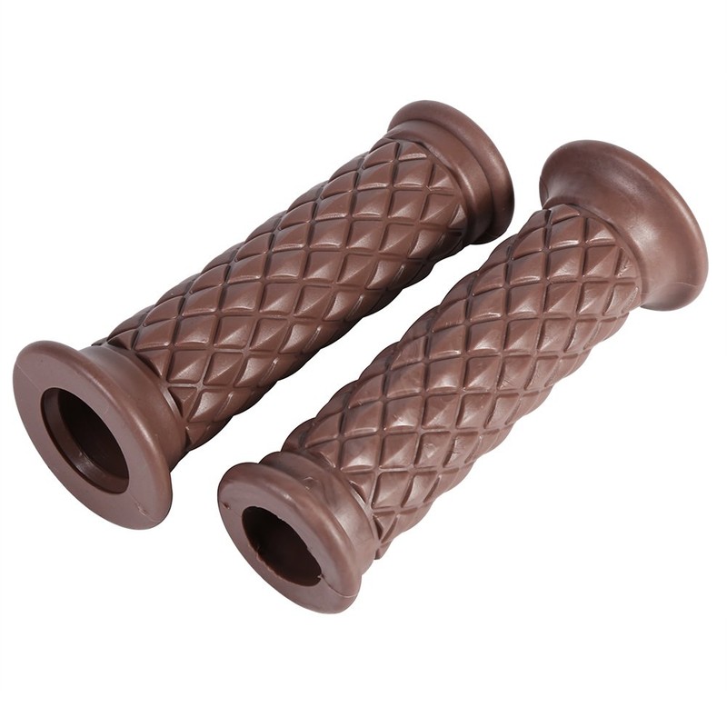 TKSE Motorcycle Handlebars, 1 Pair Of 7/8" 22mm Universal Rubber