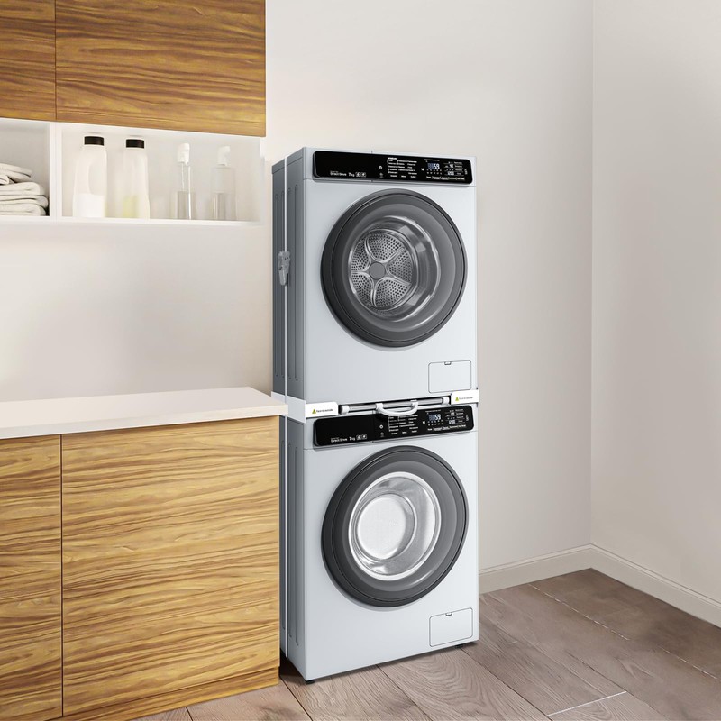 Washer Dryer Stacking Kit, Universal 29"/28"/27"/26"/25"/24"Washer and Dryer Stackable with