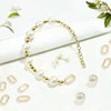14K Gold Filled Oval Spring Clip Carabiner Jewelry Clasps Necklace