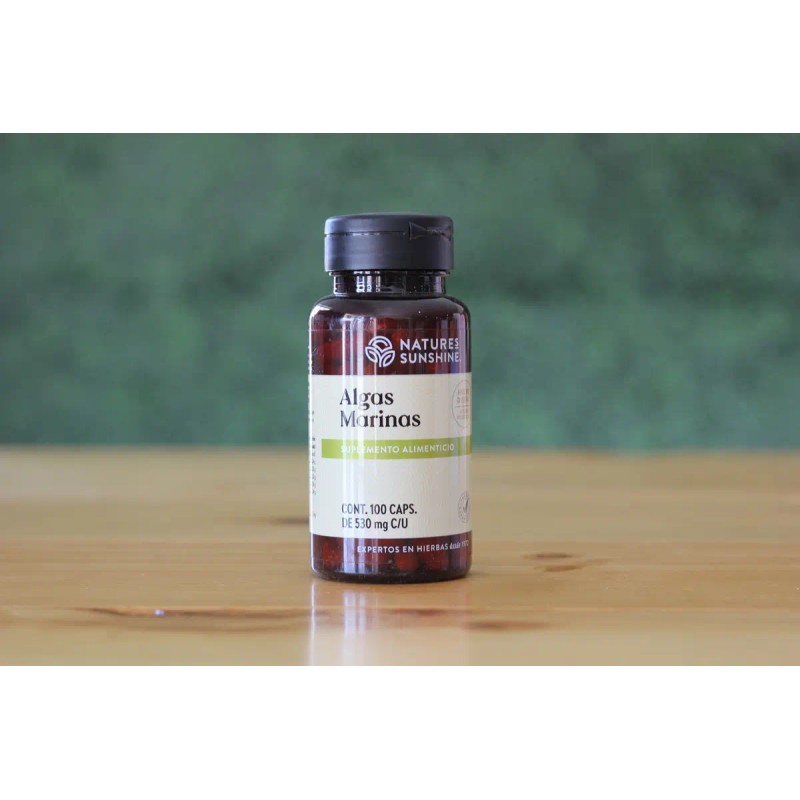 Nature Sunshine Algas Marinas Fibra Mineral Esencial Suplementos Alimenticios 100