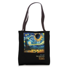 Total Solar Eclipse 2024 Texas Tote Bag
