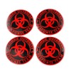 XDG Set of 4 Sticker Wheel Hub Caps Centre Cover