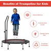 HYD-Parts 40" Mini Trampoline for Adults and Kids Exercise Rebounder