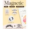 BEYELIAN Magnetic Eyelashes, 1 Pair Natural Look Reusable Magnetic Eyelashes
