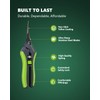 STAYGROW 6.5" Curved Pruning Shears for Gardening, Sharp Plant Trimming