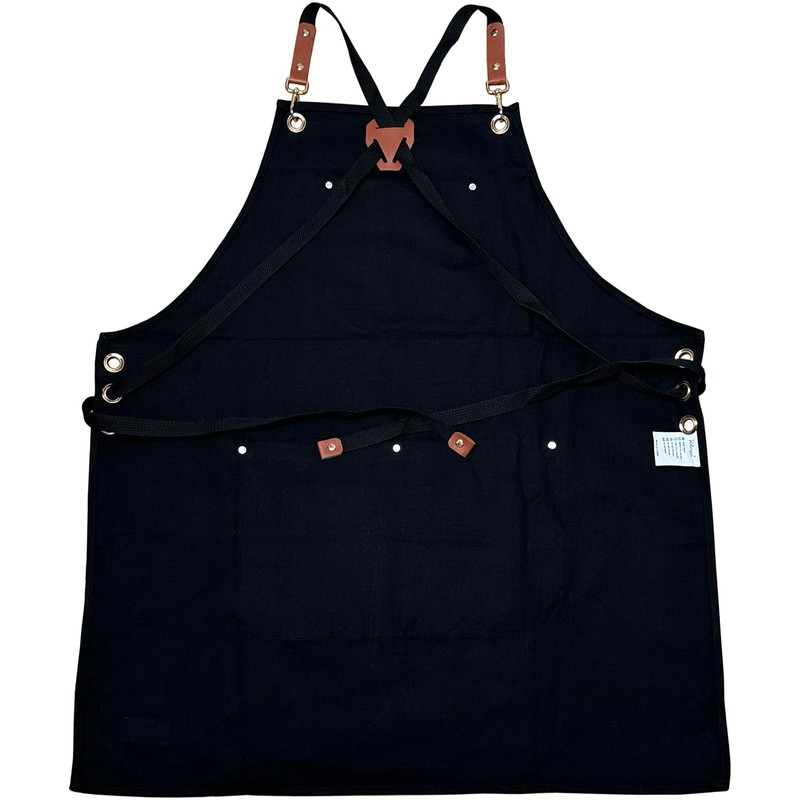 Pelocapa Barber Hair Stylists Working Apron Waterproof Canvas Apron with