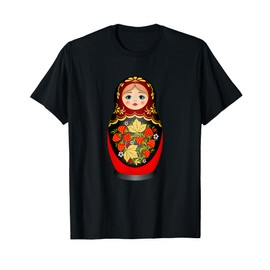 Bella matrioska russa Matryoshka Nesting Doll bella Maglietta