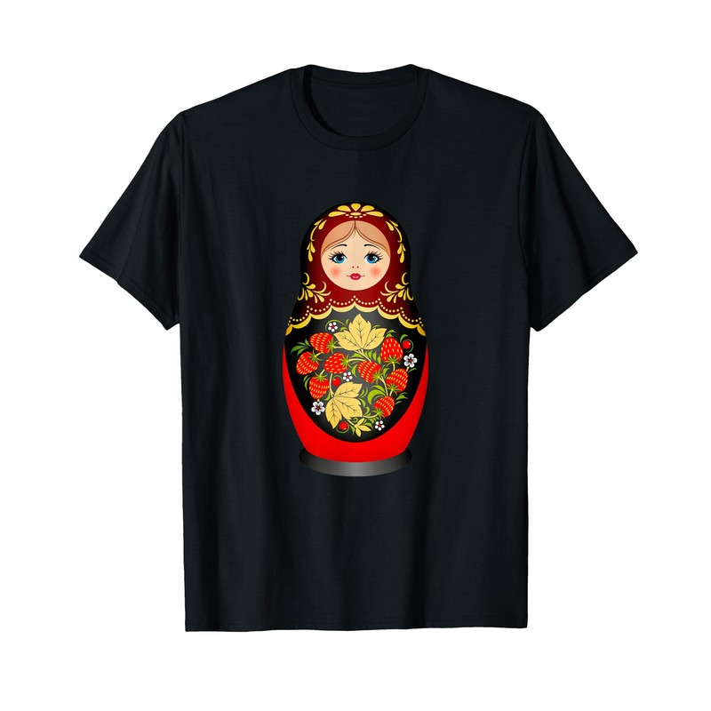 Bella matrioska russa Matryoshka Nesting Doll bella Maglietta