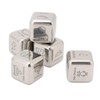 Exciting Food Decision Dice - 5pcs Metal Dice with 30