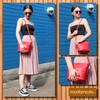modamoda de T198 Small Women's Leather Shoulder Bag Handmade in
