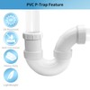 LESSO PVC Pipe, Adjustable P Trap 1 1/2 Inch, PVC