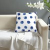 VARUN Dots Throw Pillow Covers Blue Irregular Polka Dots Beautiful