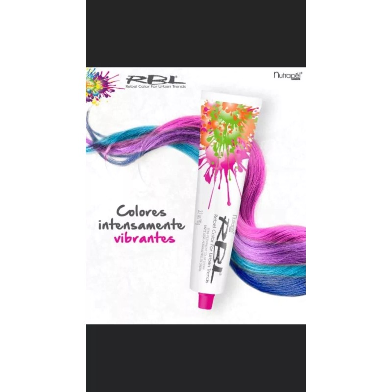 RBL 12 Tintes Fantasías Semipermanentes Para Cabello 90g