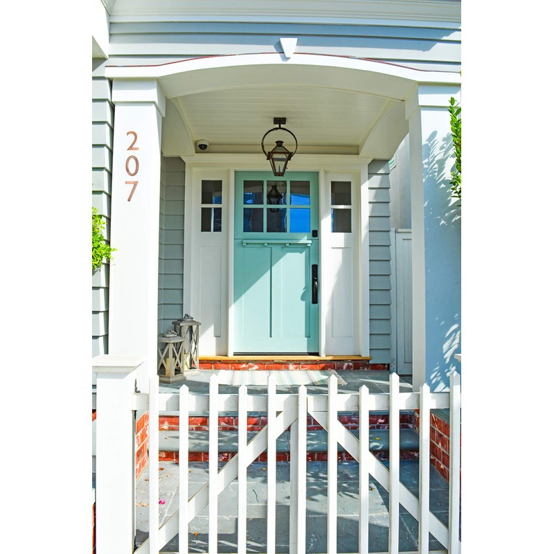 Architectural Mailboxes 3585PB-2 5 inch Solid Floating House Number, Polished