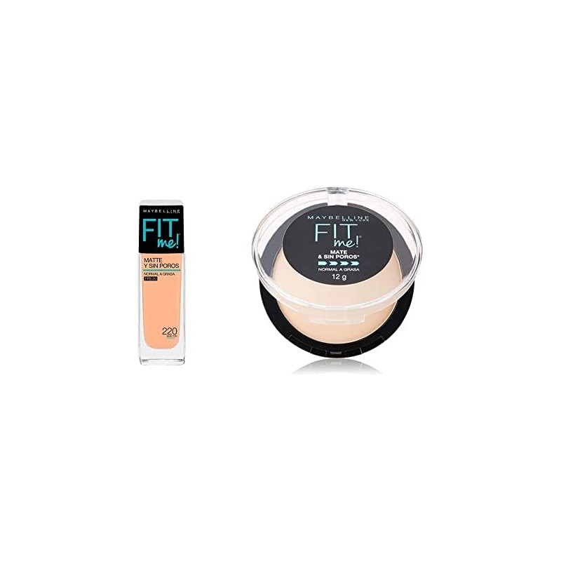 Maybelline Base de Maquillaje Fit Me Matte 220 Natural Beige