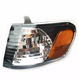 WenQi Fit 2001 2002 Toyota Corolla JDM Black Corner Signal Light Lamp LH Driver Side