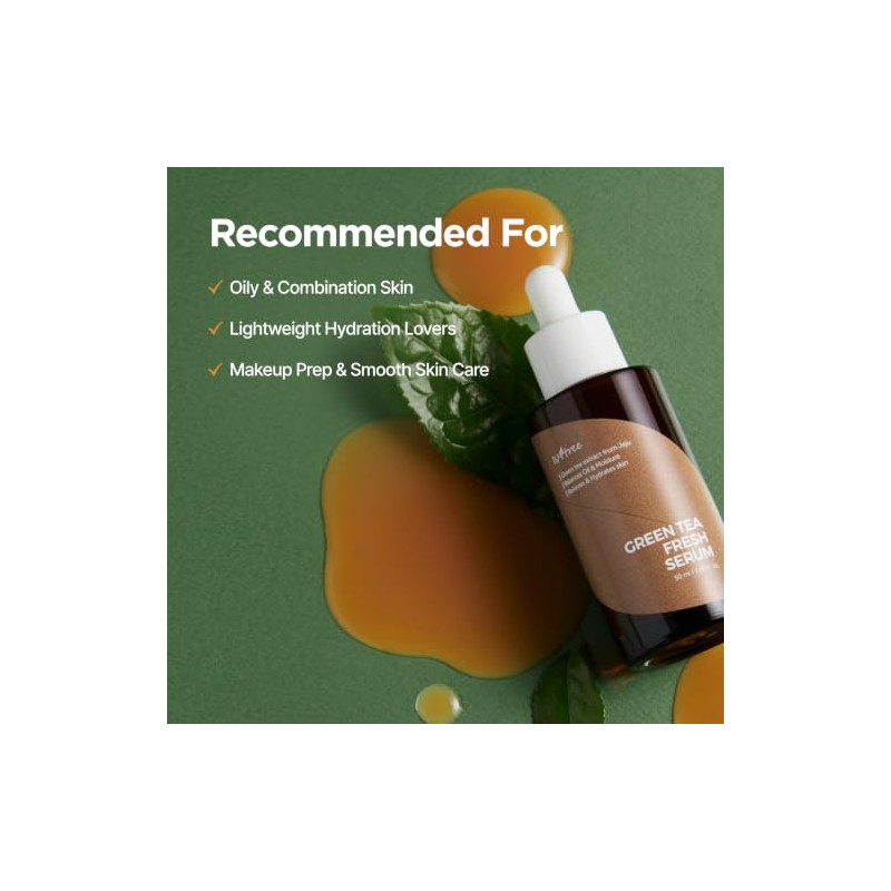 ISNTREE Suero Facial Green Tea Fresh Serum - Coreano con