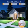 Onforu 75W Flood Lights Outdoor, 7000LM Brightness Security Lights Switch