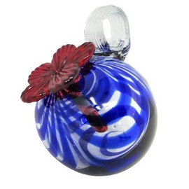 Generic Parasol Hummingbird Feeder Mini 3 Inch Droplet Hand Blown Recycled Glass (Asst26)