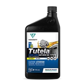 VISCOSITY TUTELA Gear Lube SAE 80W-90 - Compatible with John Deere, Massey Ferguson, Caterpillar, Komatsu, Mahindra, Ventrac and Other Tractors - 1 Quart - 76927DX6US