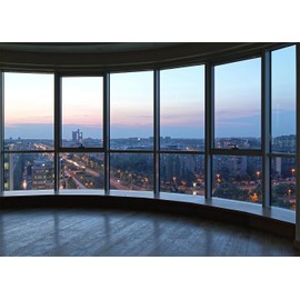 Duluda 8x6 FT Office Wooden Floor Background - City, Urban, Portrait, Meeting & Podcast Backdrop Banner Studio Props