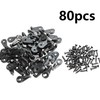 Adyoney 80 Pcs Glass Retainer Clips Kit, 4mm Glass Retainer