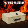 xydled Fire Resistant Safe Fire Safe Box with Key Lock